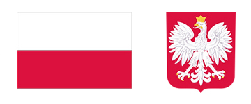 Flaga i godło Rzeczpospolitej Polskiej
